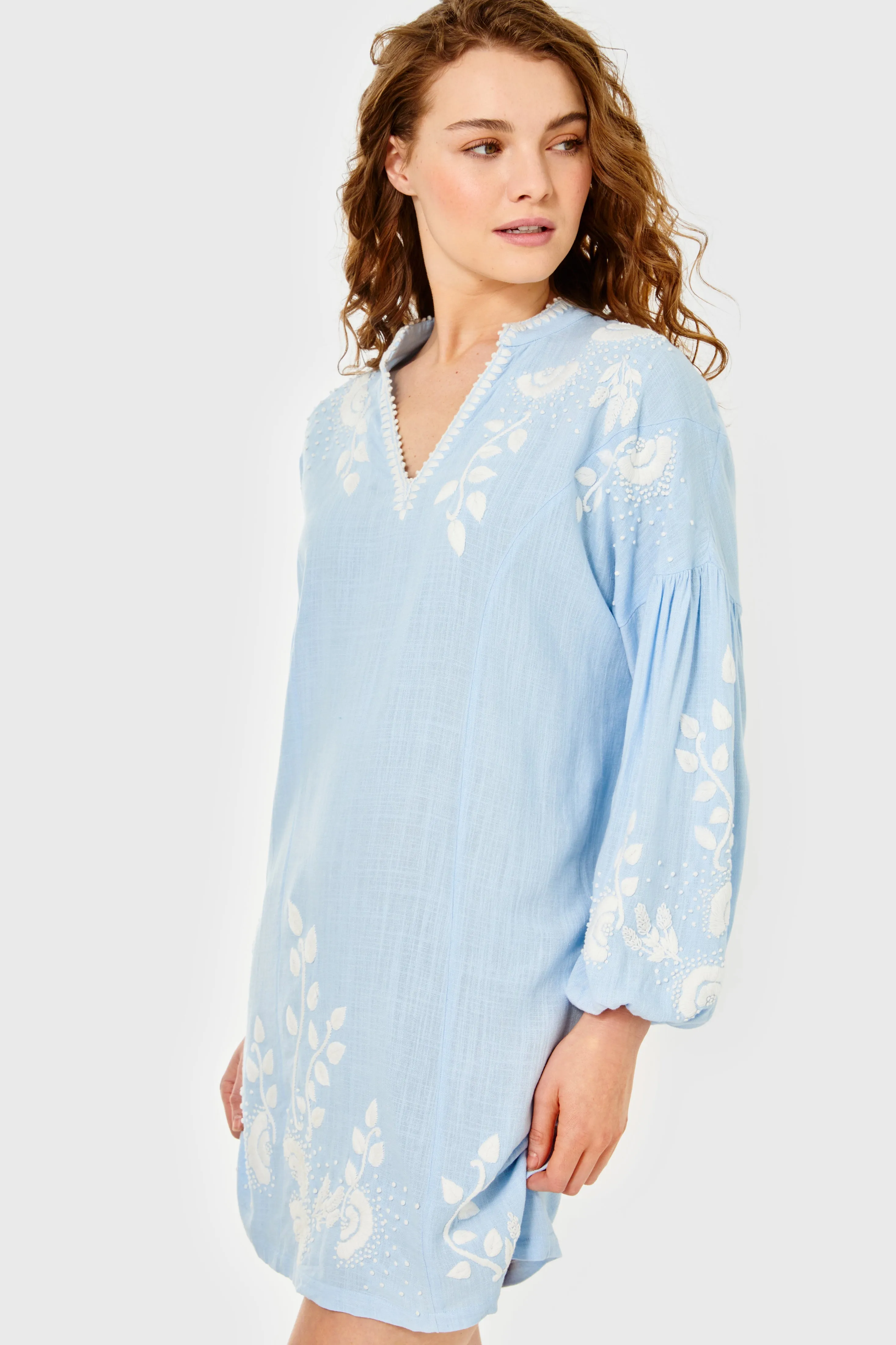 Colette Caftan-Linen-Windsurfer by Cartolina
