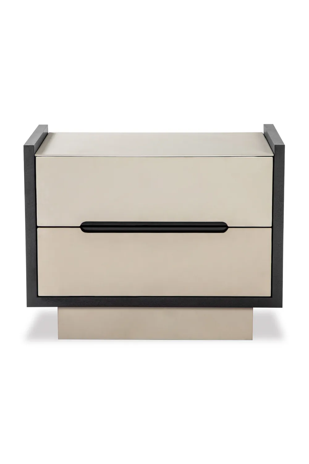 Gray Vegan Leather Bedside Table | Liang & Eimil Antara