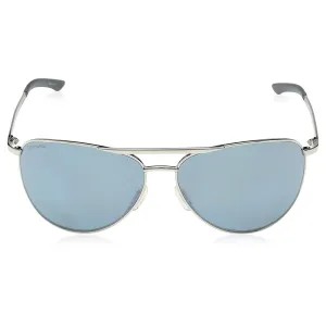 Smith Serpico Slim 2.0 Womens Silver Frame Platinum ChromaPop Polarized Lens Aviator Sunglasses - SS2CPGYMSV