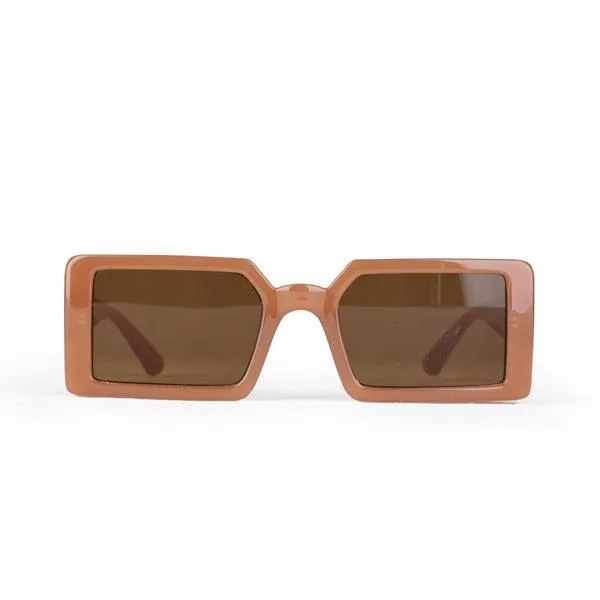 UNISEX SUNGLASSES - BROWN
